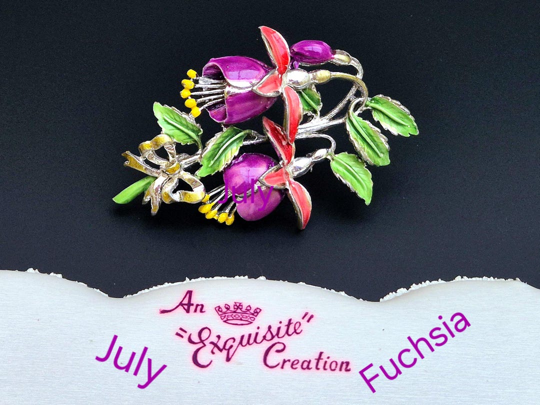 ヴィンテージ ブローチ fuchsia ヴィンテージ ブローチ fuchsia アクセサリー