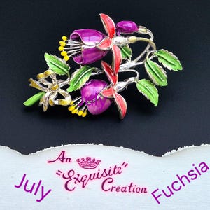 【関税込み】Erdem Flower ブローチ EXQUISITE Birthday Flower Series 1950s Vintage Large