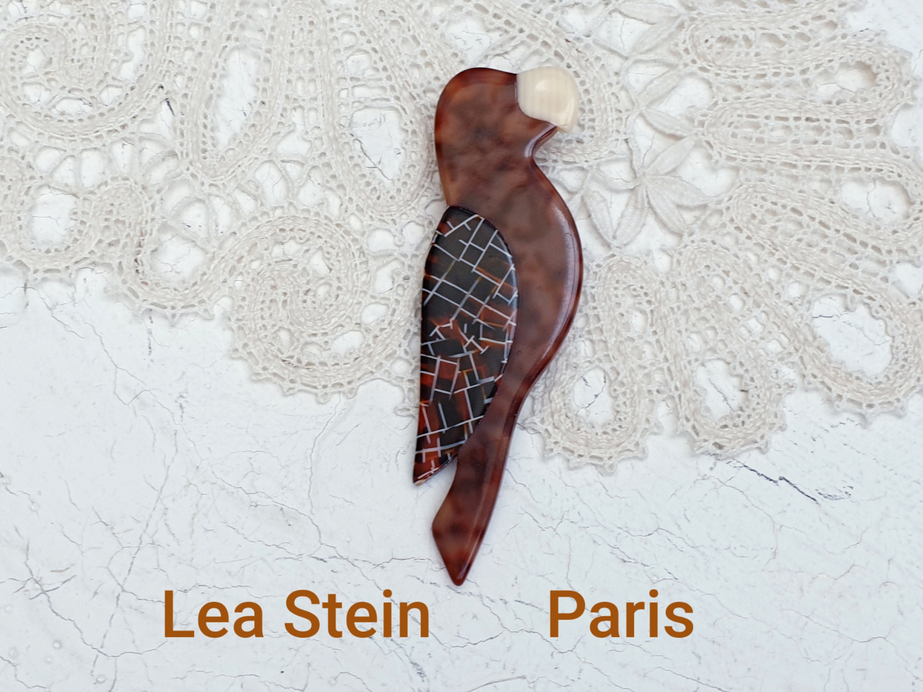 Lea Stein Bird Brooches - Etsy