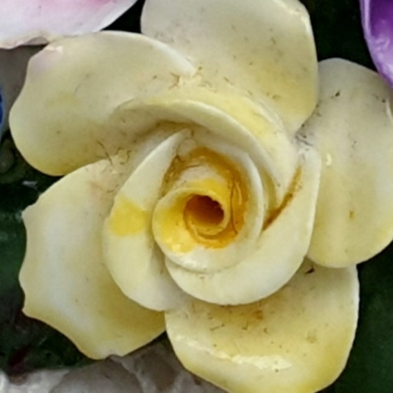 DENTON Bone China Vintage Flower Bouquet Brooch P… - image 6
