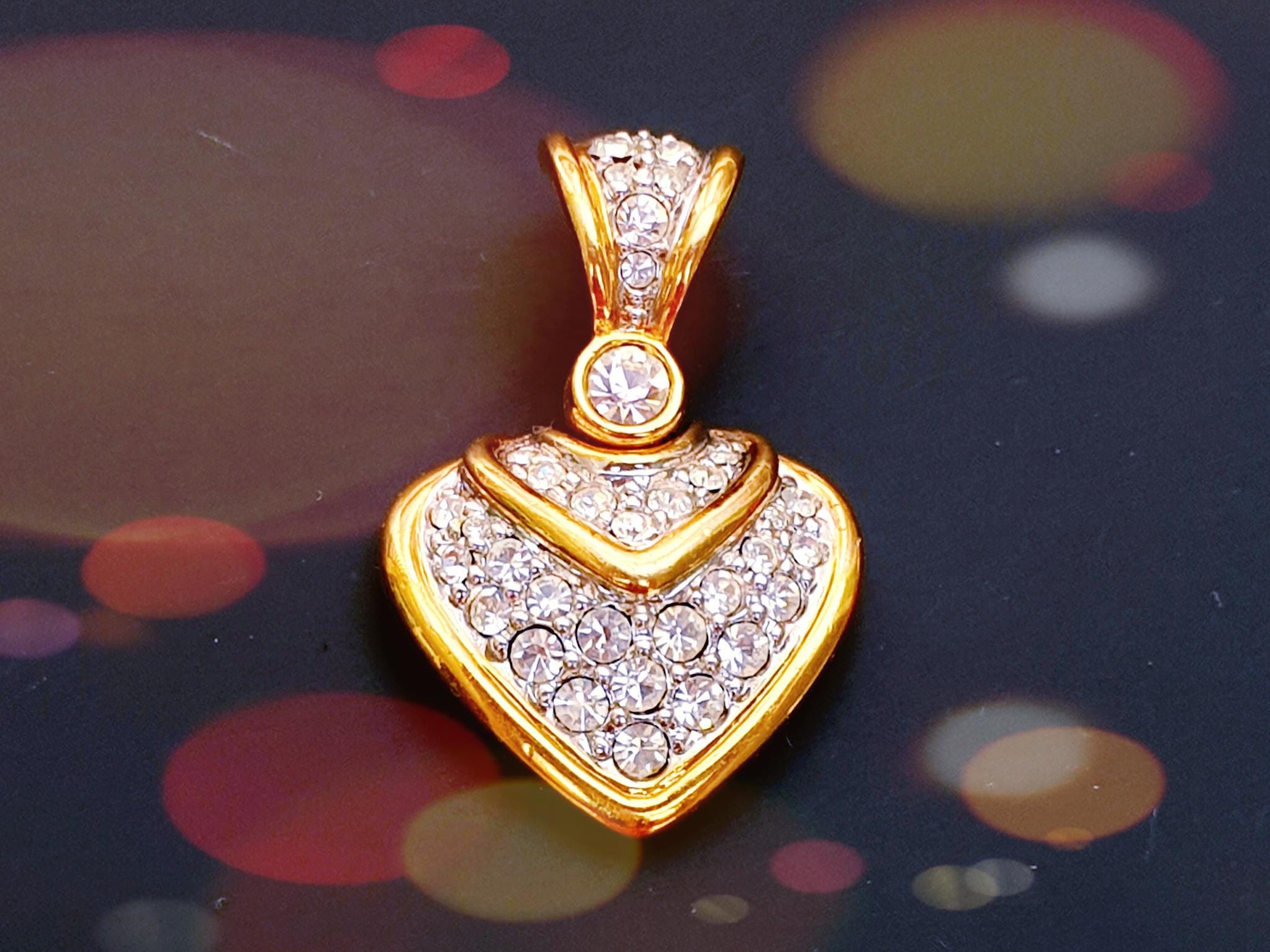 boucles d'oreilles yves saint laurent coeurs