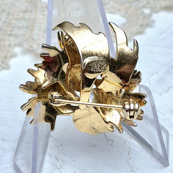 Magnifique Broche De Créateur Signée PW, Made In France