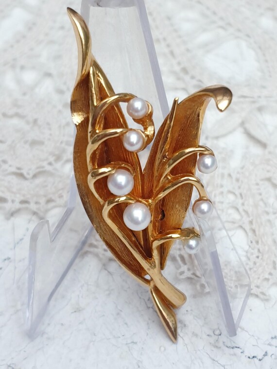 BROCHE VINTAGE CARVEN PARIS 1980 - Plaqué Or Et émail Noir Et Blanc - Élégance Rétro