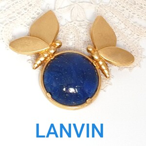 Broche Vintage De Créateur Signée LANVIN Germany - Occasion - Superbe Pièce De Collection