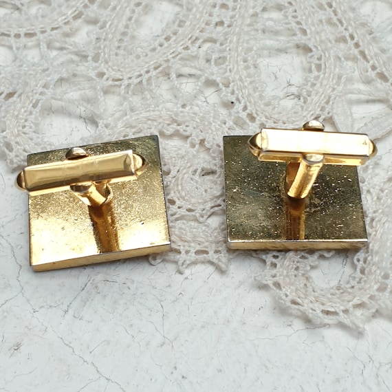 Vintage Damascene Toledo Gold Inlay Jewelry Set. … - image 6