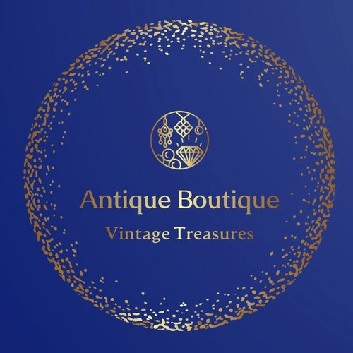 Grande Broche Art Déco En Laiton Et Cristal Tchèque – Pièce Vintage Numérotée