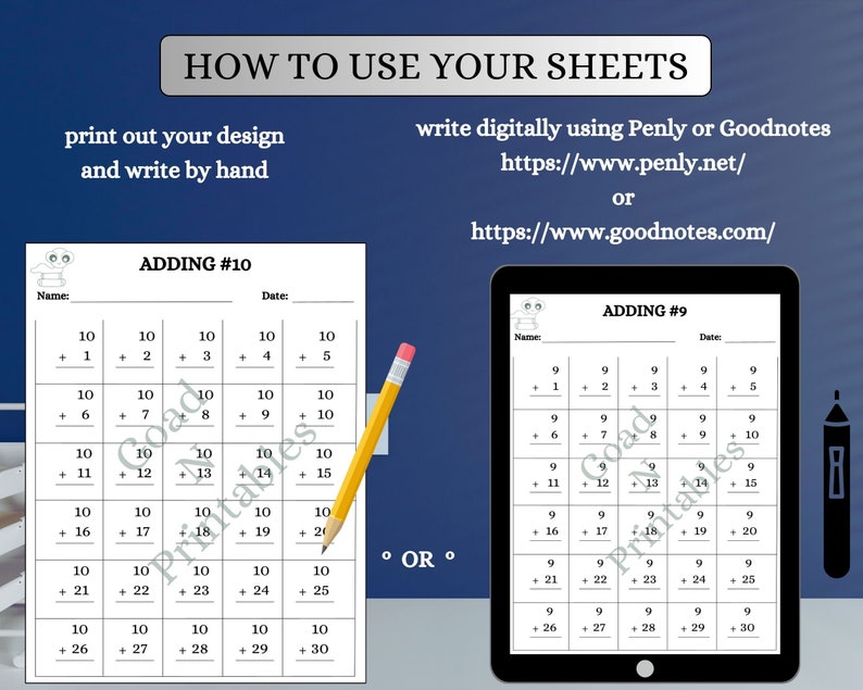 20-adding-printable-worksheets-math-drills-with-answers-included