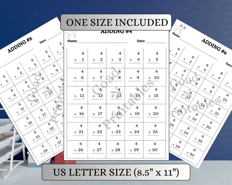 20-adding-printable-worksheets-math-drills-with-answers-included