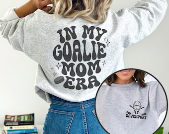 Sweatshirt hockey keeper moeder, aangepast shirt hockey moeder, shirt keeper, cadeau voor moeder, Moederdagcadeau, keeper moeder aangepast shirt