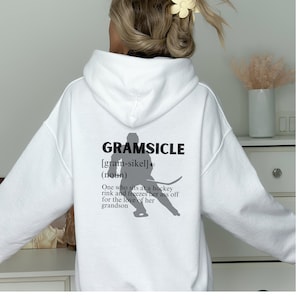 Grandma Hockey Hoodie, Funny Hockey Shirt, Auntsicle Sweatshirt Hockey Hoodie, Mother&#39;s Day Gift, Hockey Gear, Hockey Sweater, Hockey Family