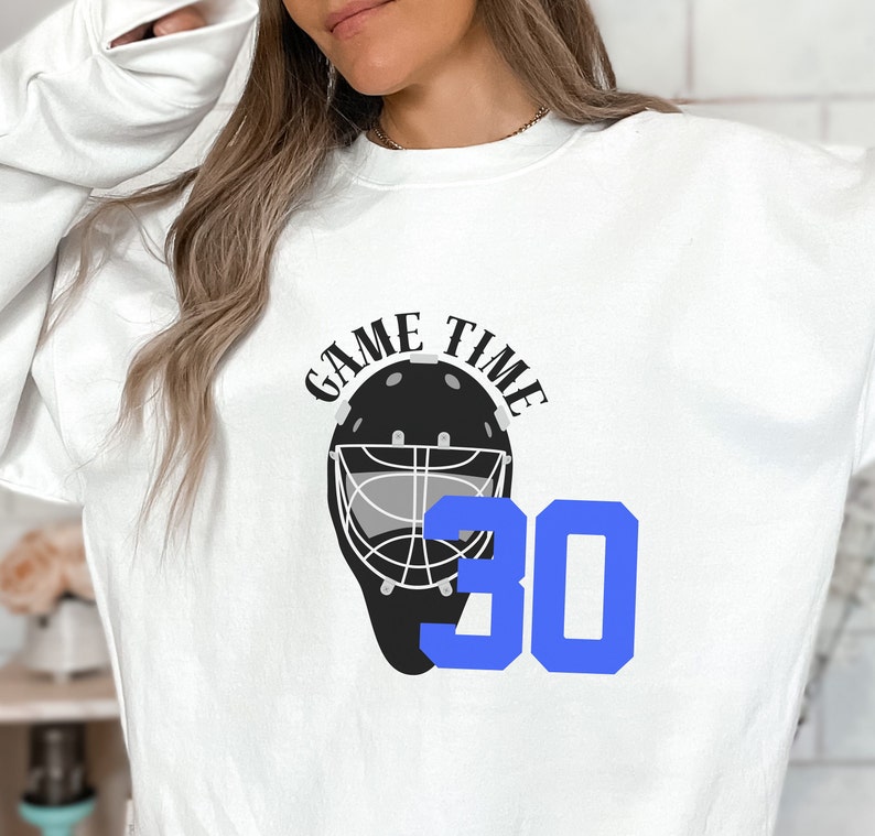 Personalized Goalie Sweatshirt, Hockey Goalie Mom Sweatshirt, Hockey