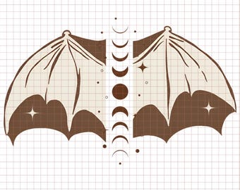 Rhysand Bat Boys SVG: Acotar Night Court Design (PNG, SVG digital nedladdning)