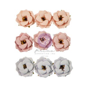 Prima Bohemian Heart Collection Flowers – Fresh Air – 9 pcs