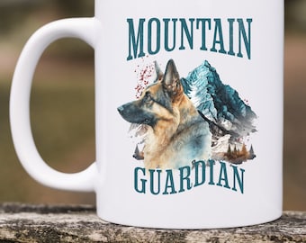Koffiemok Duitse herder Mountain Guardian, cadeau vader hond