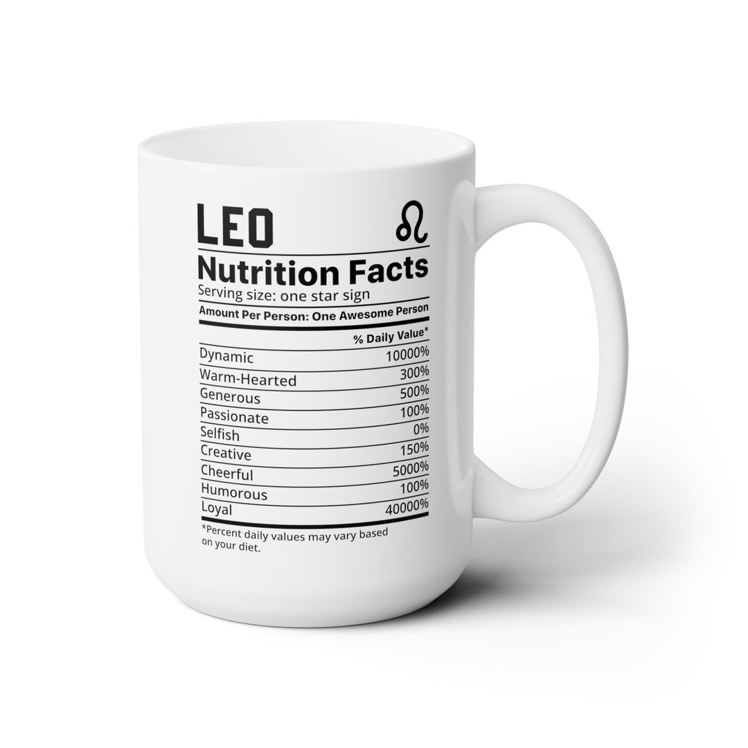 Leo Zodiac Mug, Zodiac Coffee Mug, Leo Mug Gift, Astrological Sign, Leo