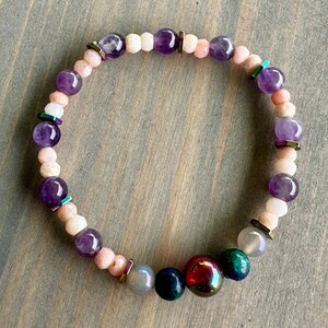 Natural Gemstone - Love bracelet