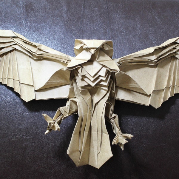 Owl from Paper Origami Complex