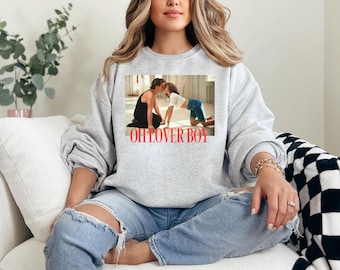 Oh Lover Boy Sweatshirt, Vintage Dance Movie Inspired Crewneck, Retro Romance Graphic Sweatshirt, Cozy Oversized Pullover
