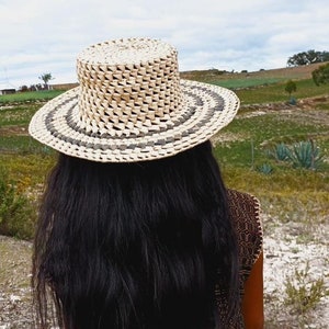 Handmade hat with black detail image 4