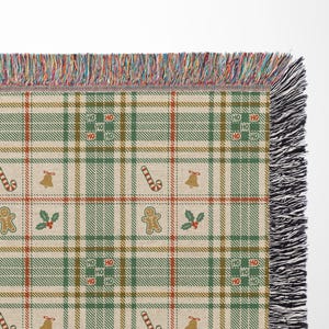 Woven Cotton Blanket - Handmade Design Wall Art Tapestry | Premium Throw Blanket