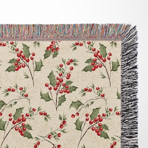 Woven Cotton Blanket - Handmade Design Wall Art Tapestry | Premium Throw Blanket