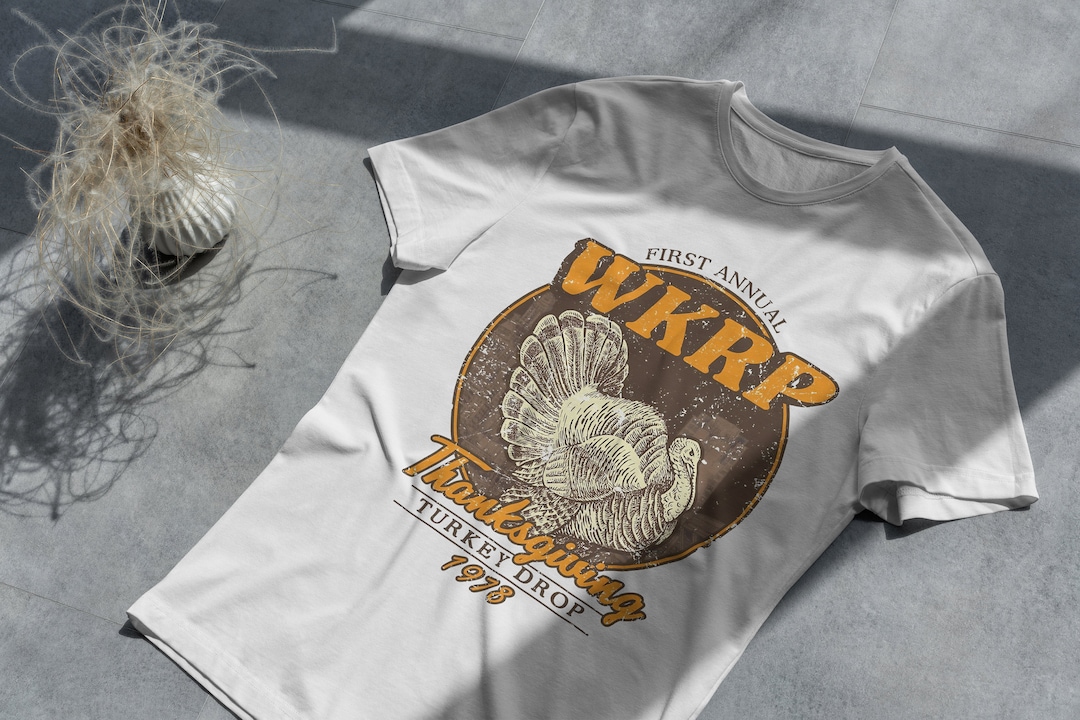 WKRP Turkey Drop Shirt WKRP in Cincinnati Shirt Thanksgiving Etsy