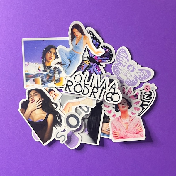 Olivia Rodrigo Waterproof Vinyl Stickers