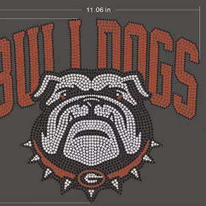 Georgia Bulldog rhinestone tshirt