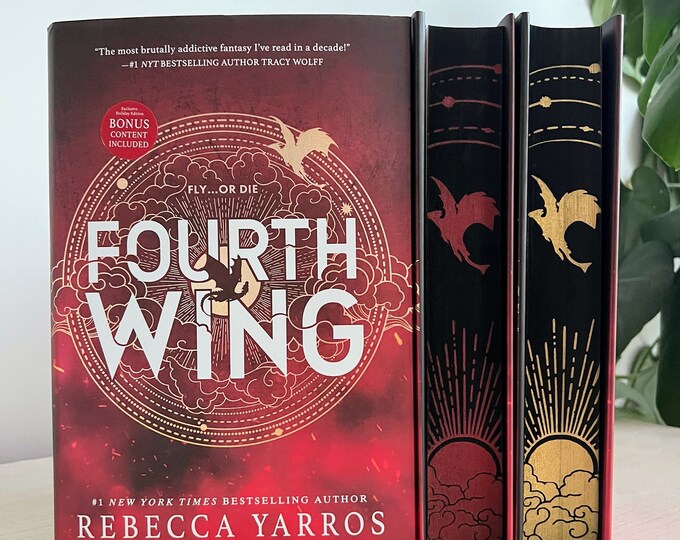 Fourth Wing Special Red Holiday Edition LIMITED EDITION by Rebecca