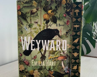 Weyward Special Edition by Emilia Hart, Sprayed Edge, Stenciled Pages, Painted Custom Design Hardcover, Book Lovers Gift