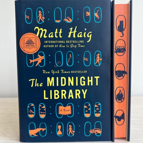 The Midnight Library Special Edition: Sprayed & Stenciled Edge