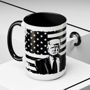 Trump Mug, Trump 2024 mug, Donald Trump President Mug, Birthday Mug, US Election 24, USA flag, Coffee Mug (11, 15oz) trump coffee mug 2024