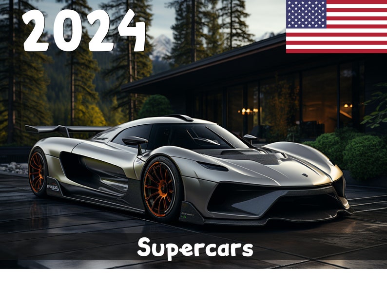 2024 Supercars Calendar Printable PDF USA Etsy