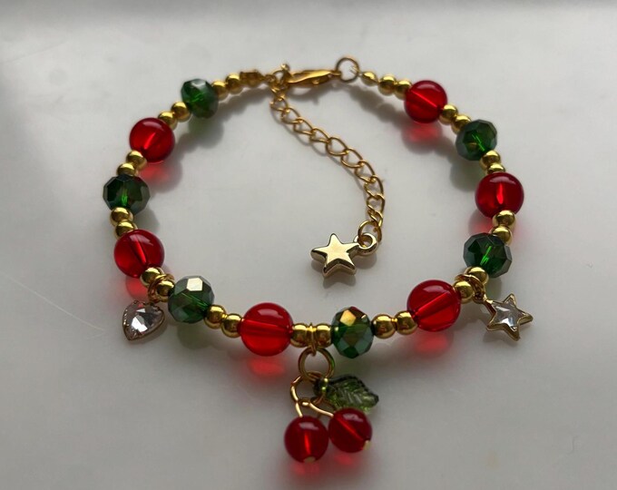 Vanessa Corded Friendship Bracelet in Cherry Illusion
