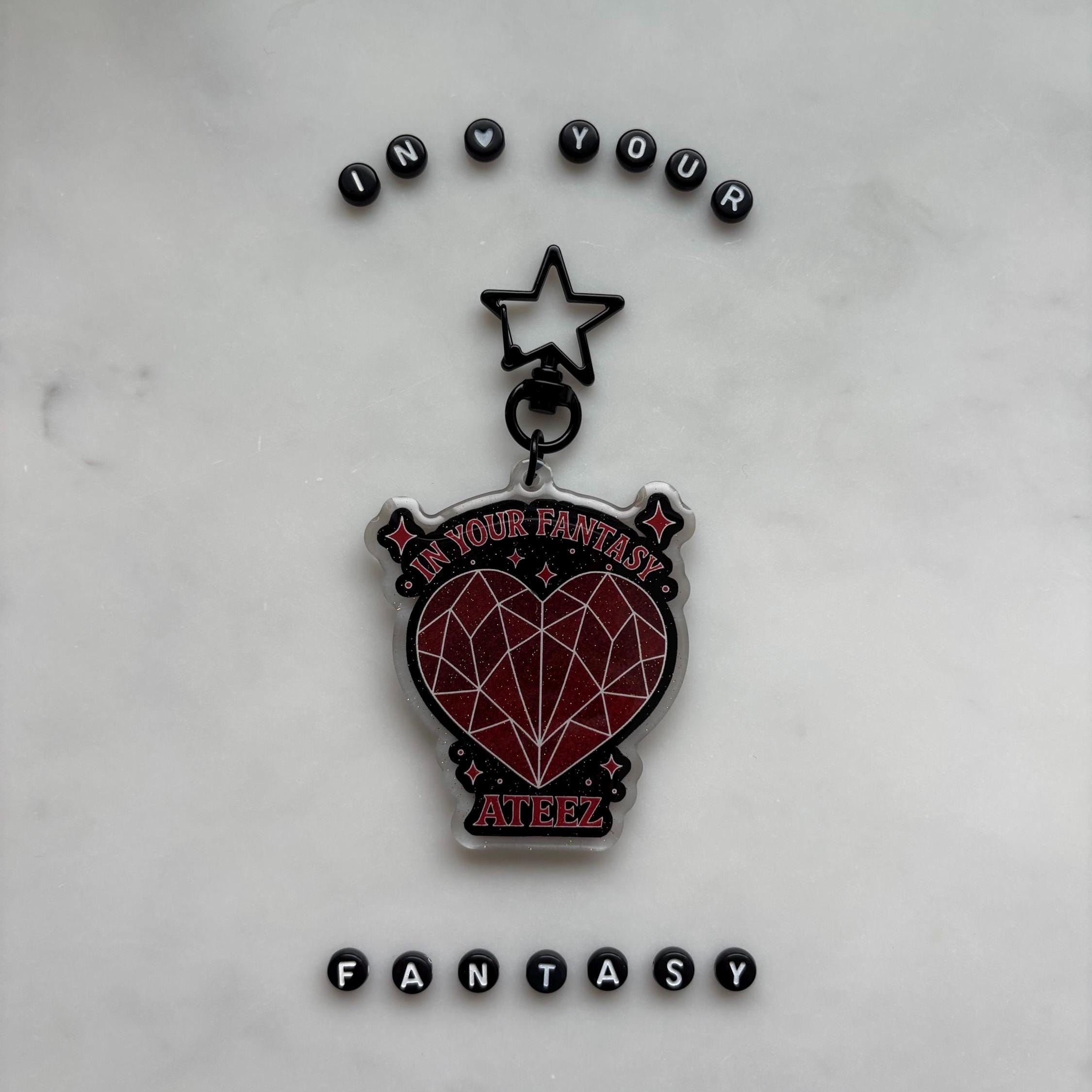 ATEEZ IN YOUR FANTASY ペンダント キーリング サン