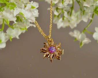 Rapunzel Sun Themed Necklace and Bracelet (Gold and Silver) From the Movie Tangled
