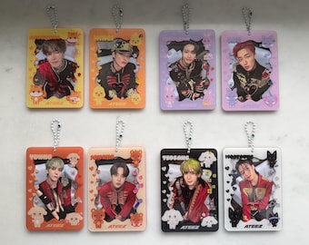 ateez aniteez トレカホルダー ケース フォトカードホルダー ATEEZ Aniteez Photocard Holder | Aniteez Duo Frame | Kpop Fan Gift