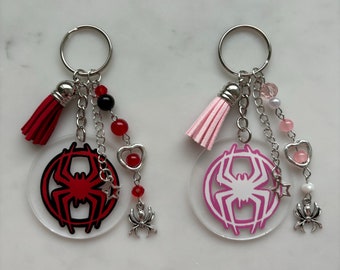 Porte-clés assorti Miles Morales et Gwen Stacy