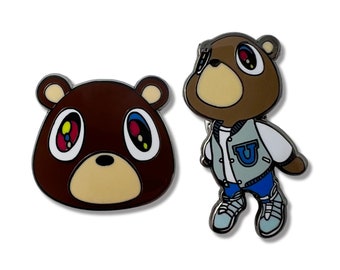 Graduation Bear Hat Pins (Set of 2)