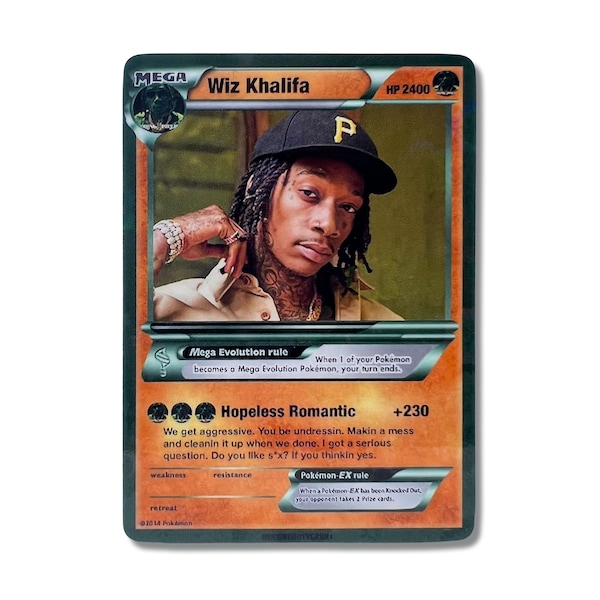 Wiz Khalifa Pokémon Card