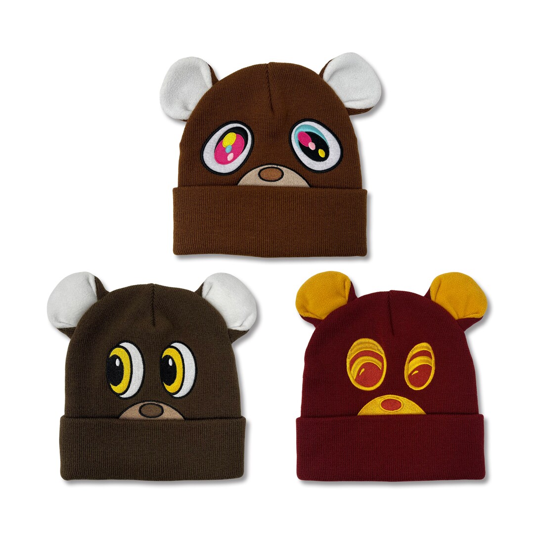 Graduation Bear, Late Registration Bear, & College Dropout Bear Beanies set of 3 Etsy