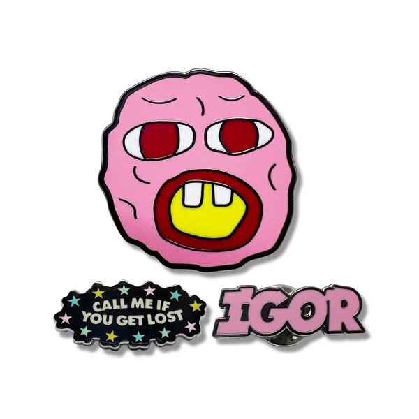 Cherry Bomb, CMIYGL & IGOR Hut Pins (3er Set)