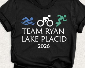 Triathlon Shirt, Swim Bike Run Tee, Race Day Shirt, Triathlon Team Shirt, Custom Race Support Tee, Triathlete Outfit, Triathlon Group Shirt