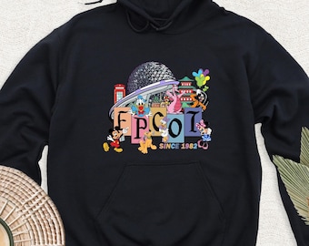 Disney Epcot Hoodie, Mickey and Friends Long Sleeve Tee, Disney Epcot World Traveler Sweatshirt, Vintage Disney Epcot Tee, Mickey Epcot Tee