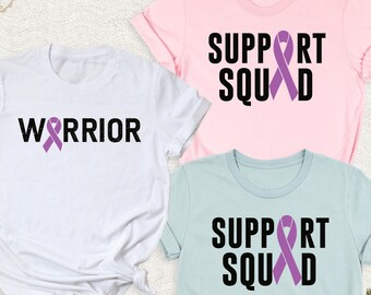 Support Squad Purple Ribbon Epilepsy Shirt, In November Awareness Team Tshirt, Pancreatic Cancer Warrior Shirt, Alzheimers Survivor Outfit