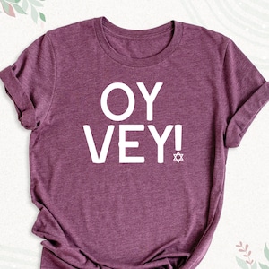 Oy Vey Shirt, Hanukah Shirt, Funny Saying Shirt, Jewish Shirt, Menorah Hanukah Shirt, Jew Shirt, Chanukah Shirt, Hanukah Graphic Shirt Women