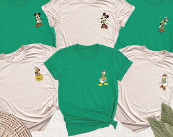 Disney Characters Safari Pocket Shirt, Mickey Animal Kingdom Tshirt, Mickey And Friends Wild Tee, Disney Vacation Tee, Birthday Safari Shirt