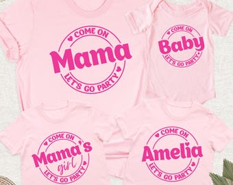 Matching Mom Baby Shirt First Mothers Day Tshirt Mommy and Me Outfit Mom and Girl Shirt Mother Daughter Tee Mama Mini Shirt 1st Mother's Day