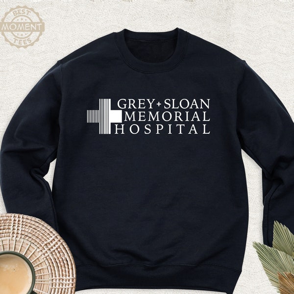 Grey Sloan Memorial Hospital Sweatshirt, Grey's Anatomy Long Sleeve, Meredith Grey Hoodie, Greys Anatomy Tv Show Tee, Derrick Shepherd Tee