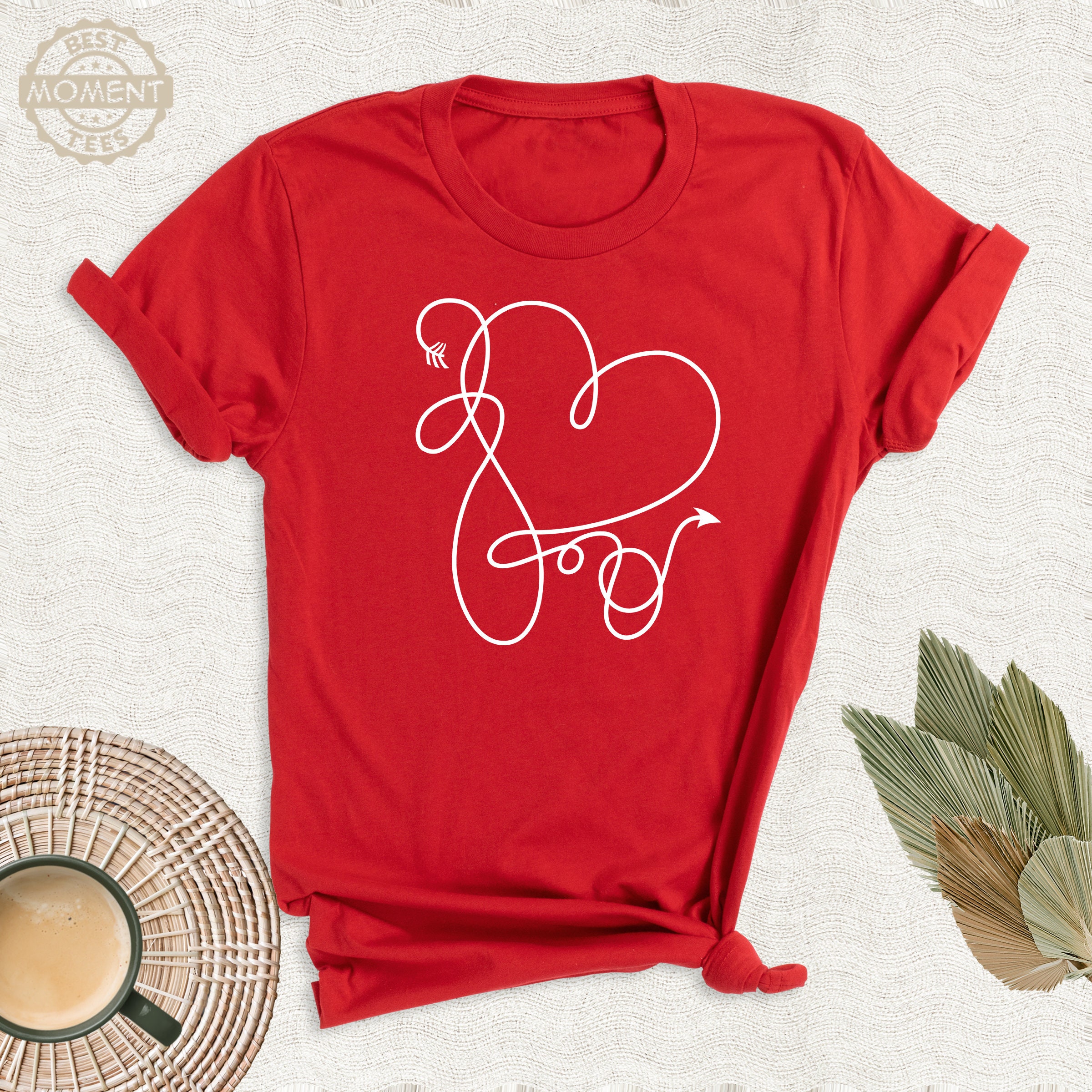 Sleeve Panel Big Heart Shirt main image 1